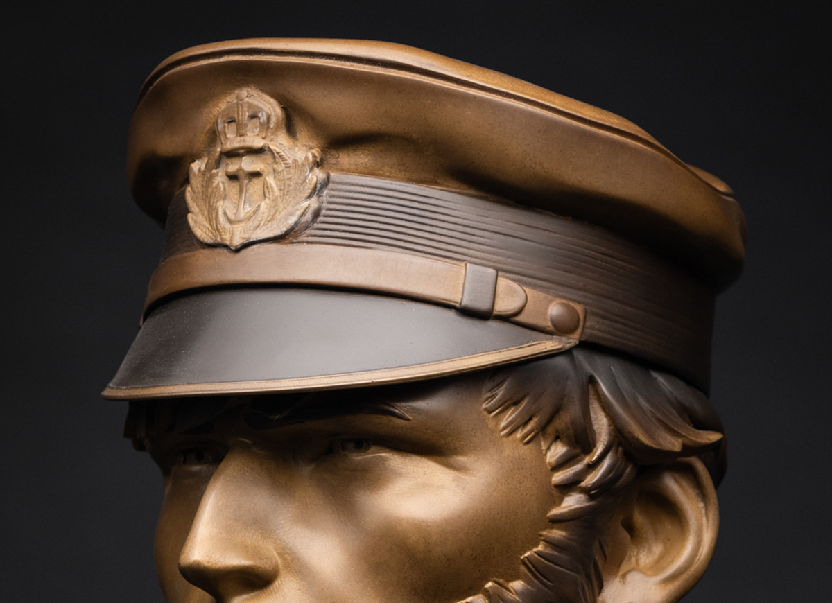 Corto buste - bronze - horizontal
