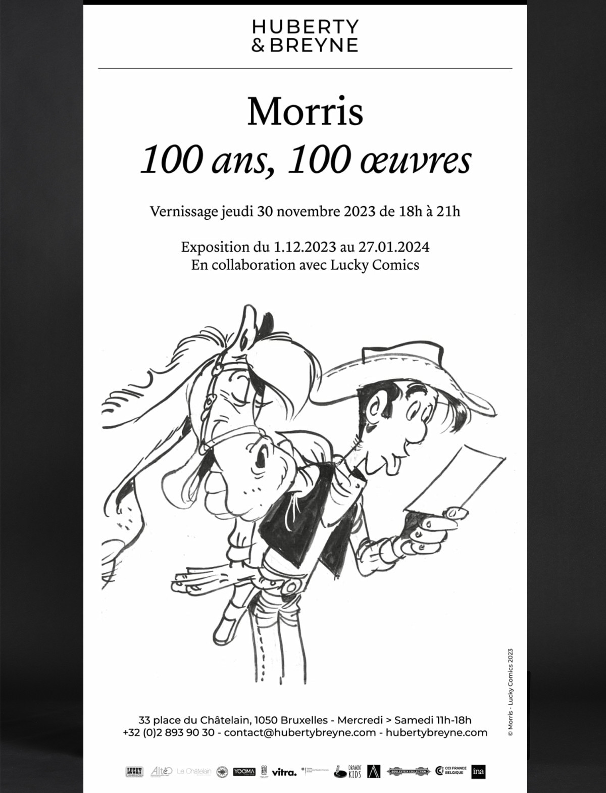 verticale - exposition 100 ans MORRIS 