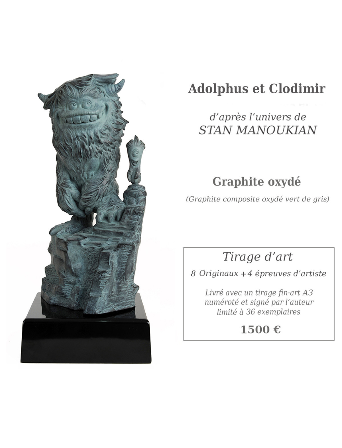 Adolphus et Clodimir - Version graphite oxyd&eacute;
